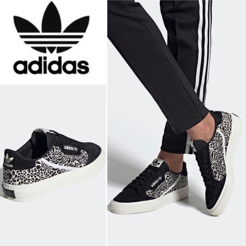 adidas Originals Continental Vulc Leopard Sneaker